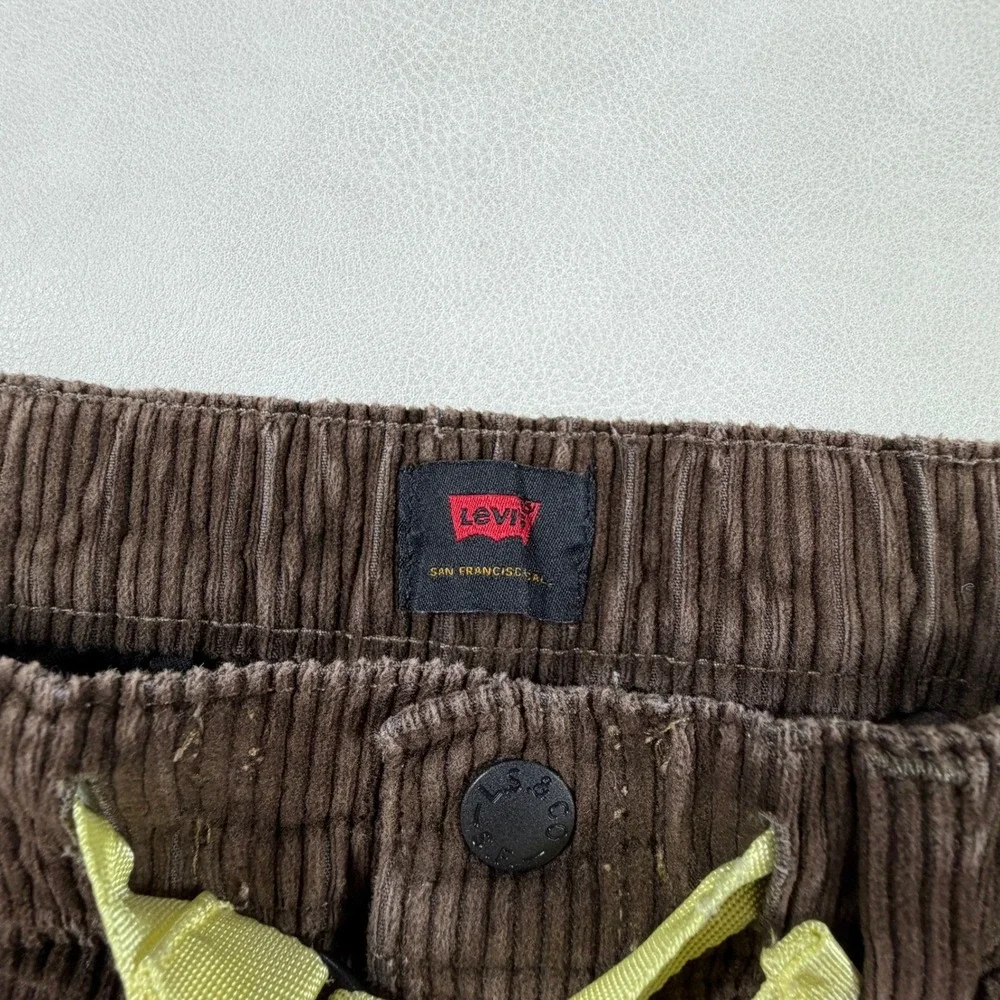 Levis Skateboard Quick Release Strong Corduroy Pants Cordura Brown Mens Medium